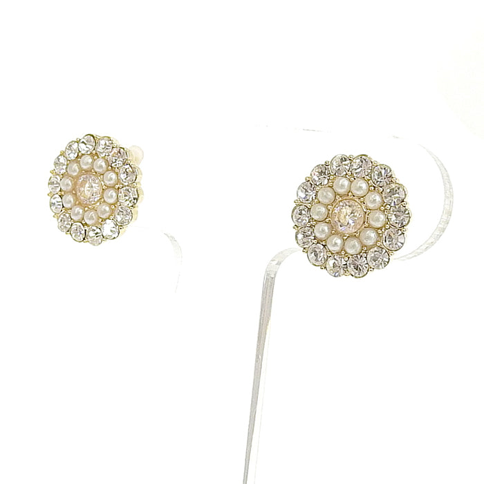 ビジューノンホールピアス