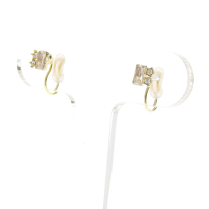 キュービックジルコニア ノンホールピアス