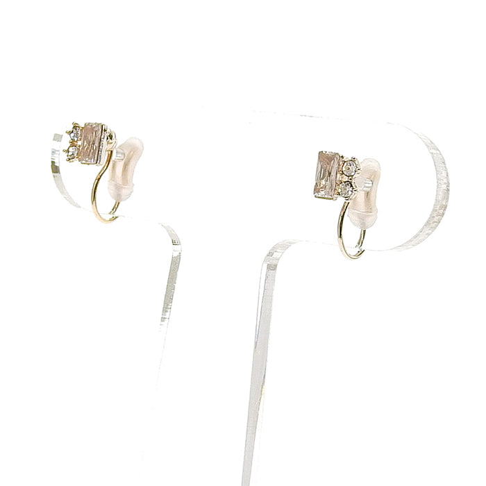 キュービックジルコニア ノンホールピアス