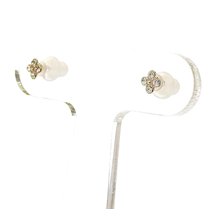 【9/8再入荷】フラワーストーン セラミックポストピアス