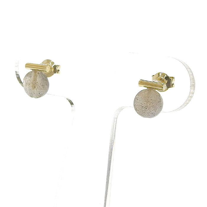 【11月 誕生石】ラブラドライト ピアス