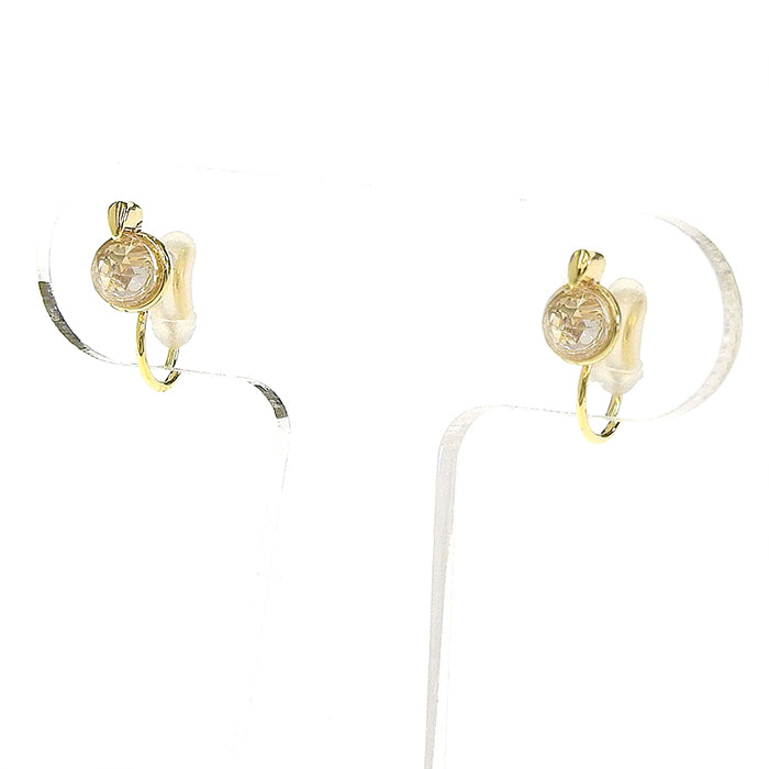 キュービックジルコニア ノンホールピアス