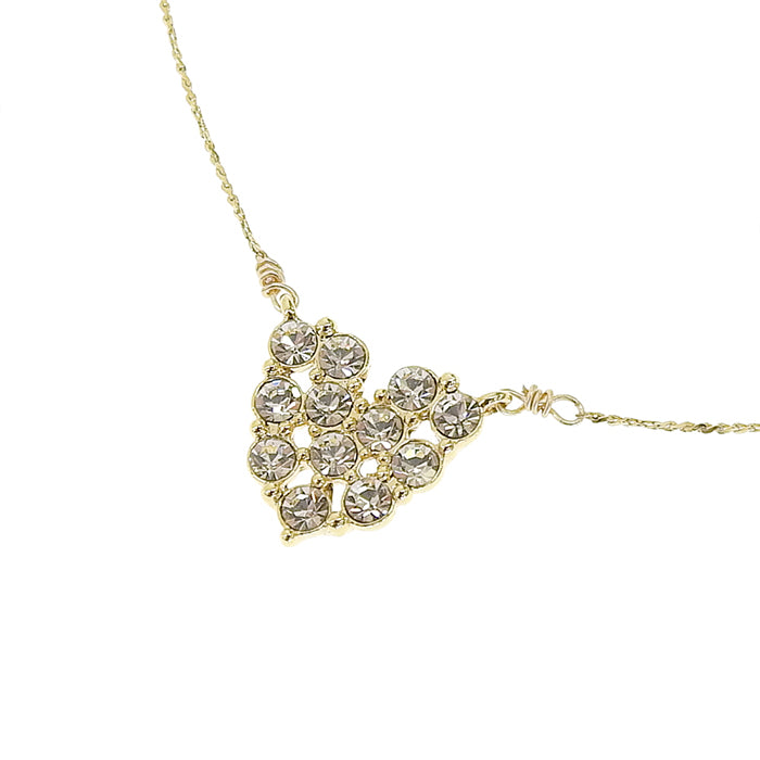 ハートビジュー ネックレス