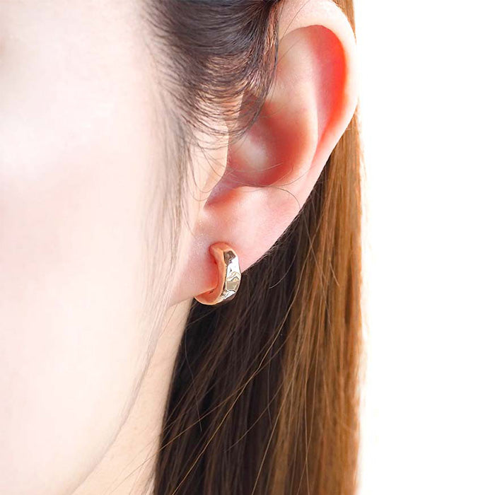 ヌードゴールドノンホールクリップ イヤリング 痛くない イヤリング 金属アレルギー