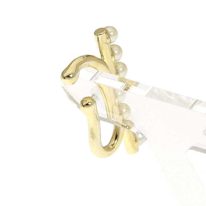 7粒パールフックイヤリング