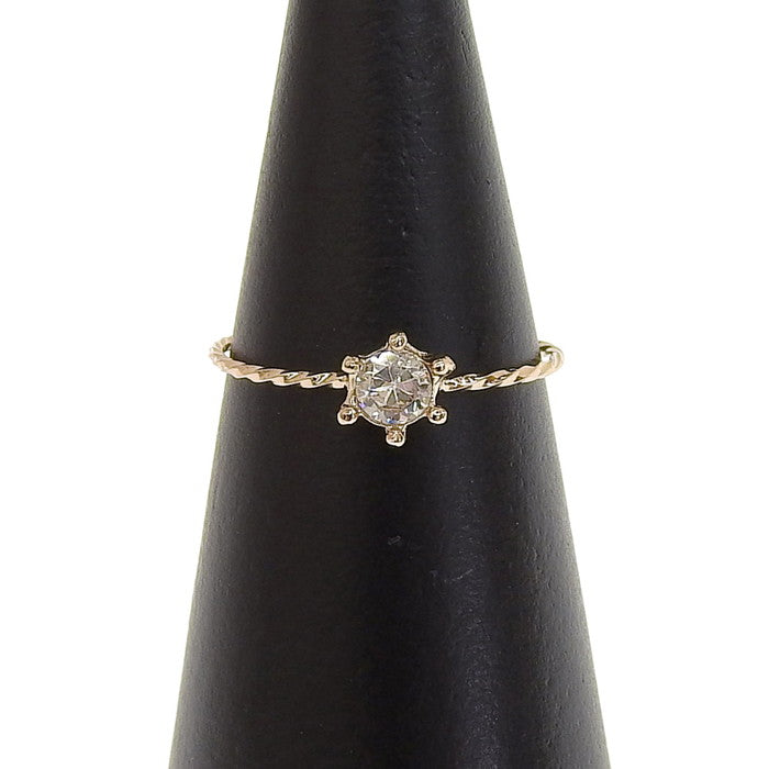 Coverシリーズ キュービックジルコニア カバー ピンキーリング #3