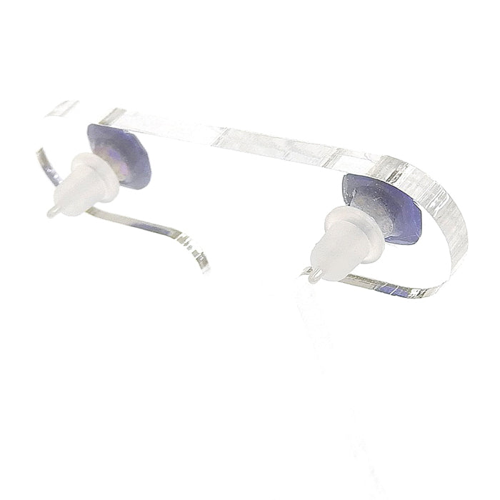 一粒天然石 セラミックポストピアス