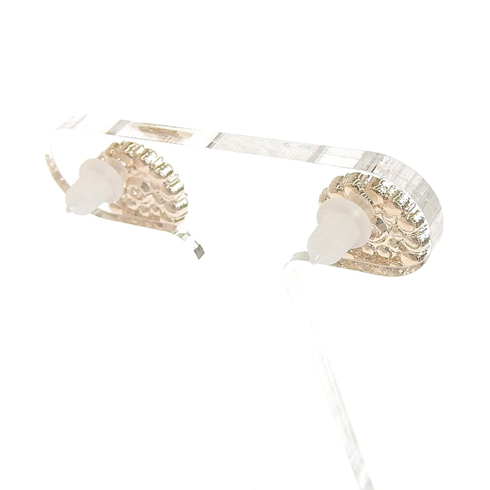 ビジューセラミックポストピアス