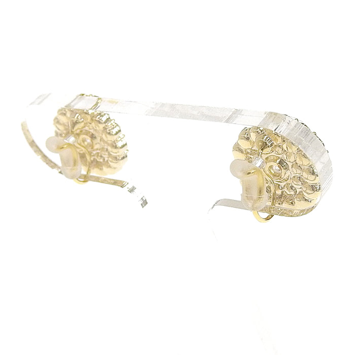 ビジューノンホールピアス