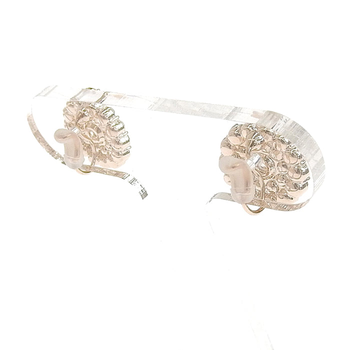 ビジューノンホールピアス