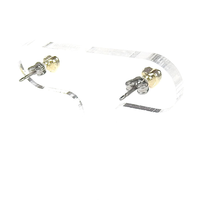 キュービックジルコニア ハートピアス