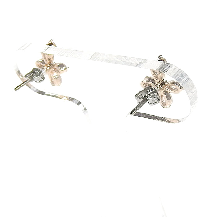 【NEW Color】キュービックジルコニア フラワー ピアス