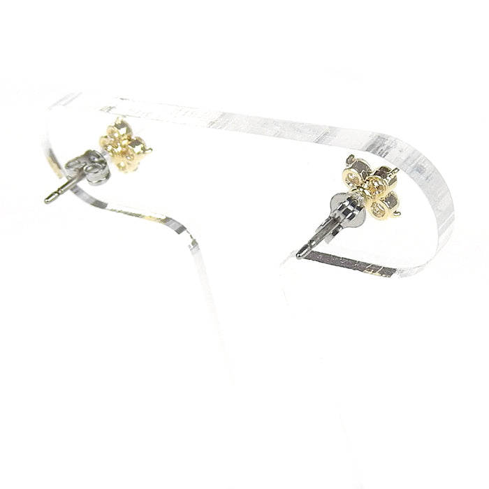【NEW Color】キュービックジルコニア フラワー ピアス