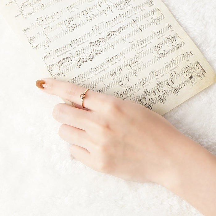 Natural stone×Sterling silver スモーキークォーツリング