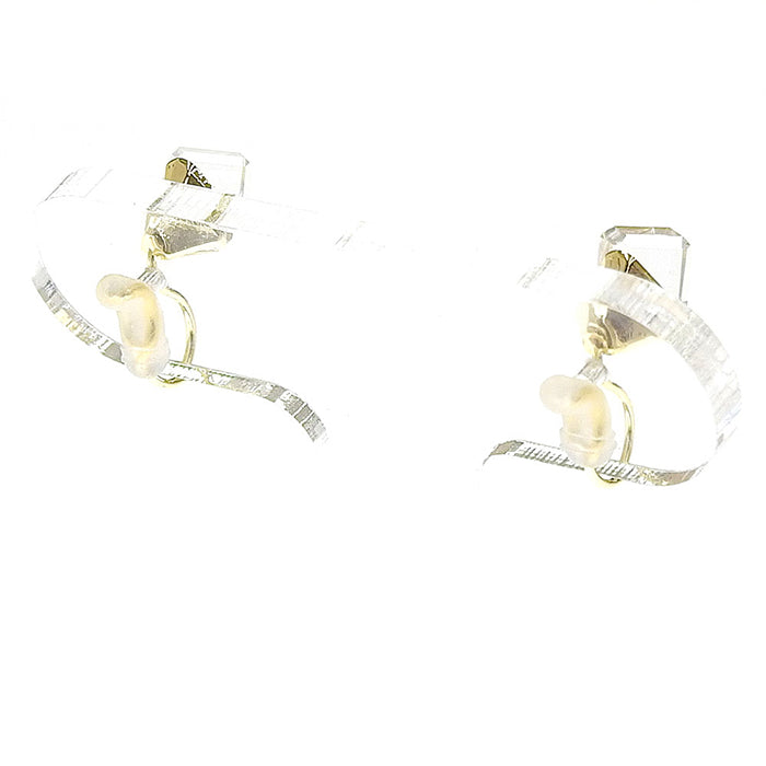 【itam人気商品】カラーストーン キューブノンホールピアス