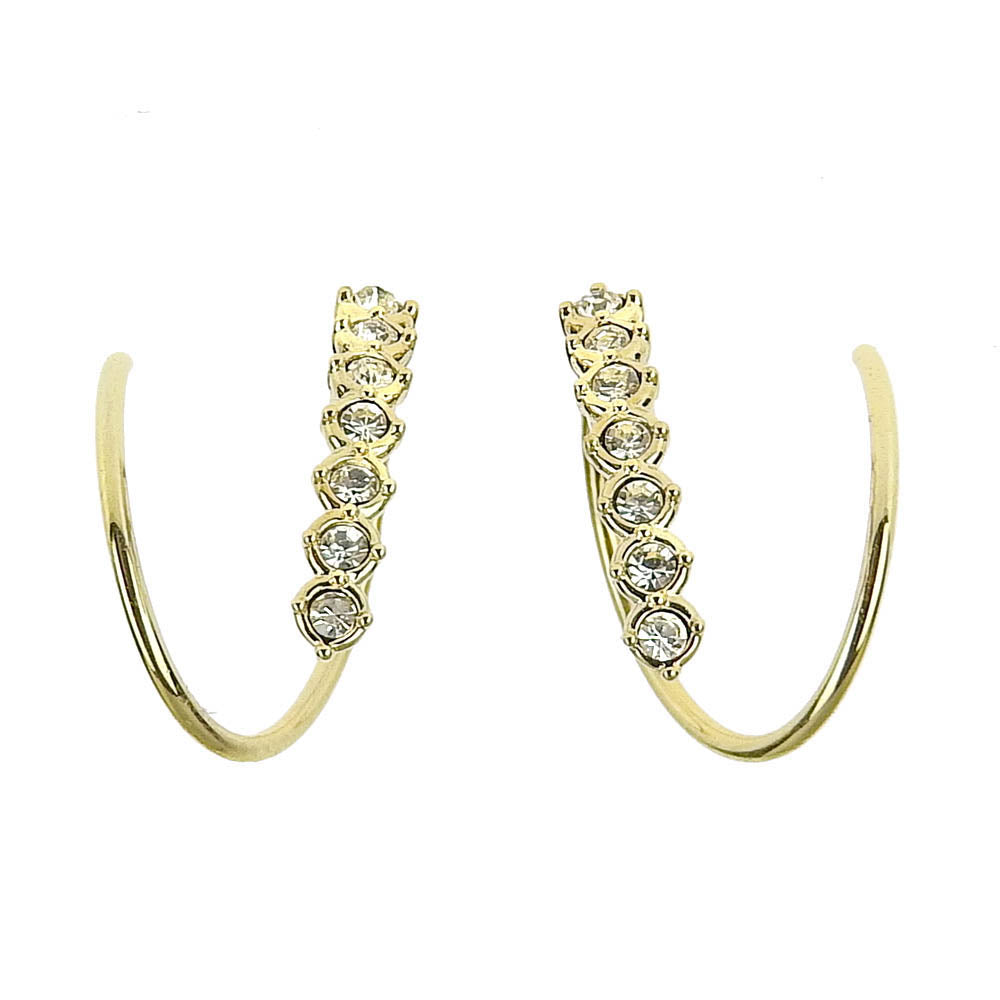 スパイラルダブルピアス