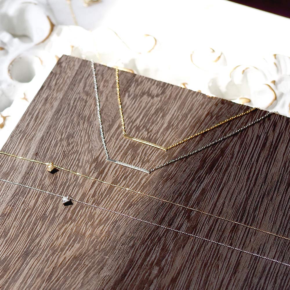 ゴールドプレートネックレス