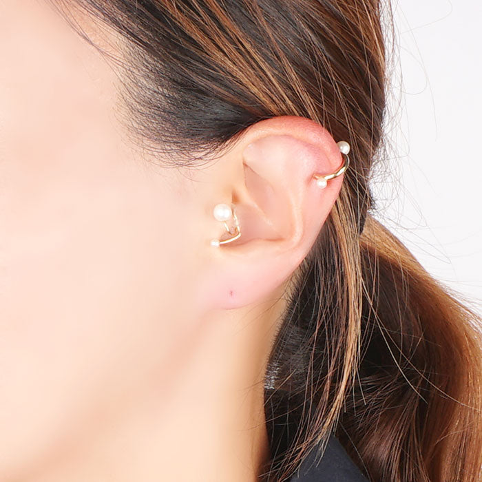 パールイヤーカフ・トラカフセット