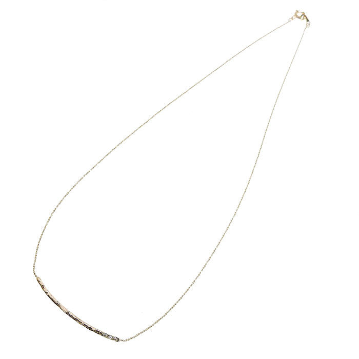 ヌードゴールドストーンネックレス