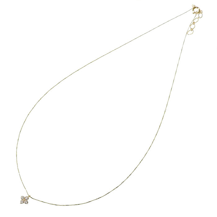 【NEW Color】キュービックジルコニア フラワー ネックレス