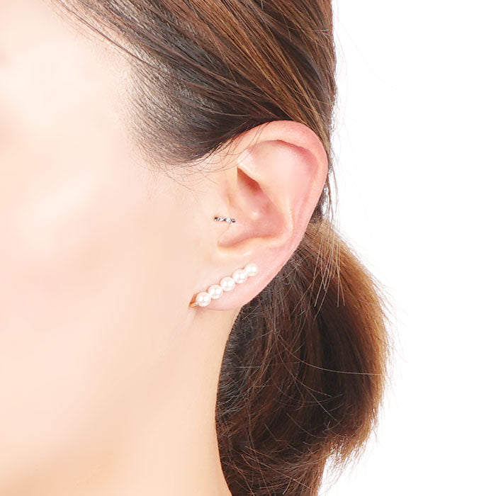 パールイヤーカフ・ストーントラカフセット