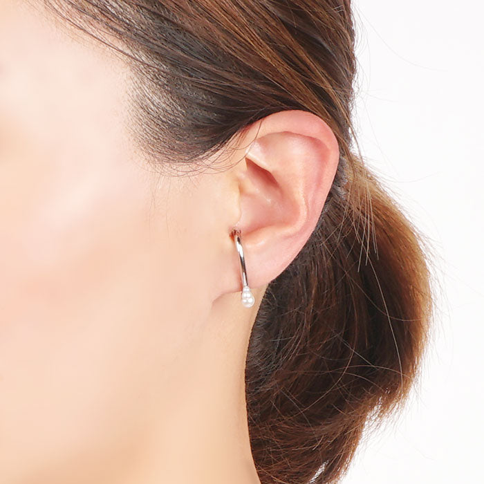 パールフックイヤリング