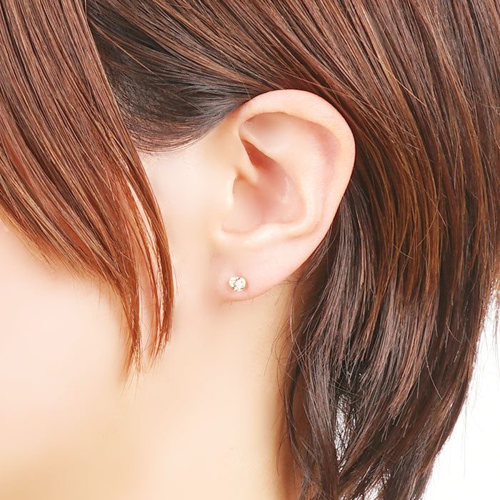 ストーンセラミックポストピアス