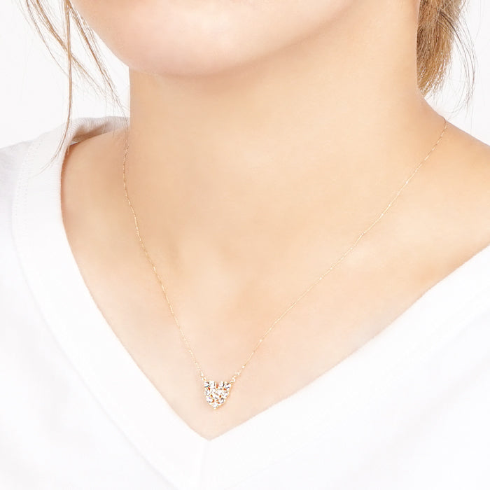 ハートビジュー ネックレス