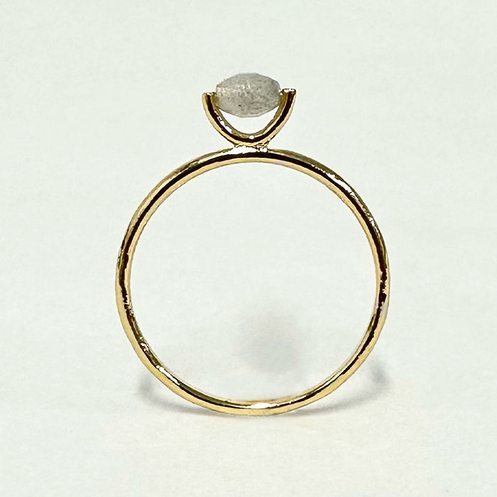 【11月 誕生石】Natural stone×Sterling silver ラブラドライトリング