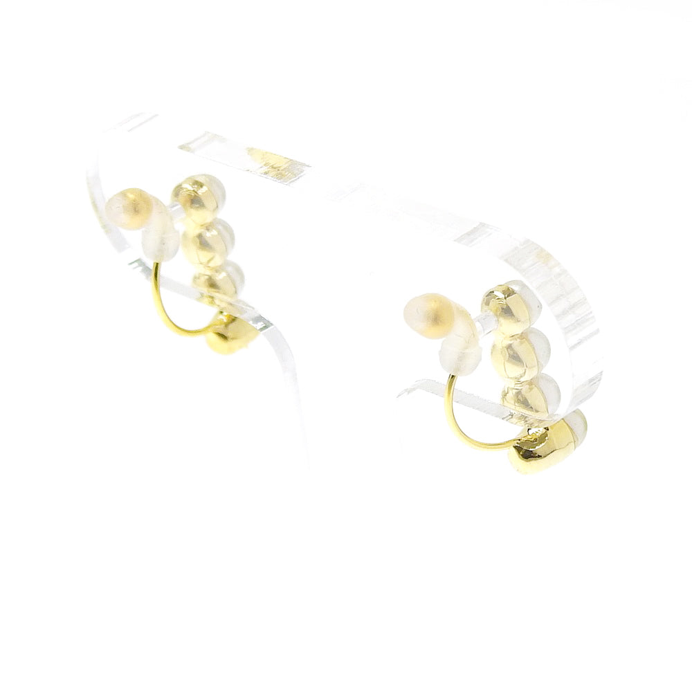 4連パール ノンホールピアス