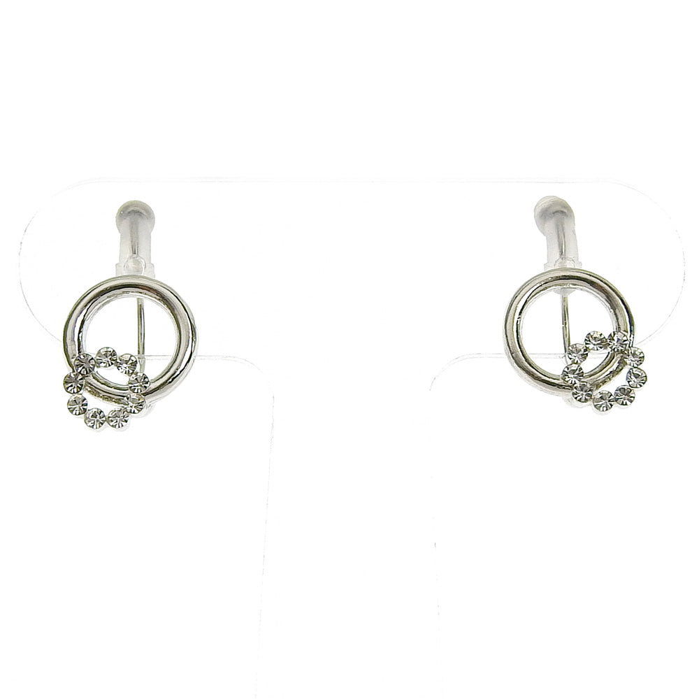 【8/26再入荷】ダブルサークル ノンホールピアス