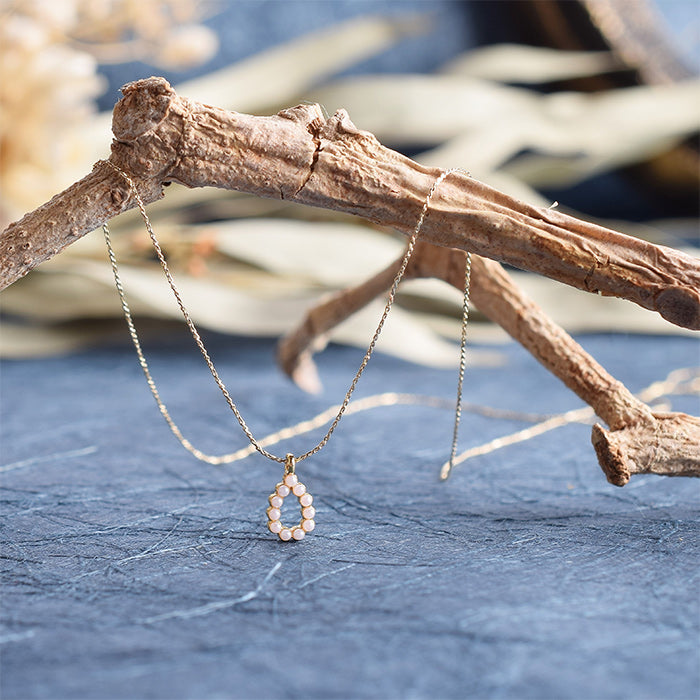 ティアドロップ パールネックレス