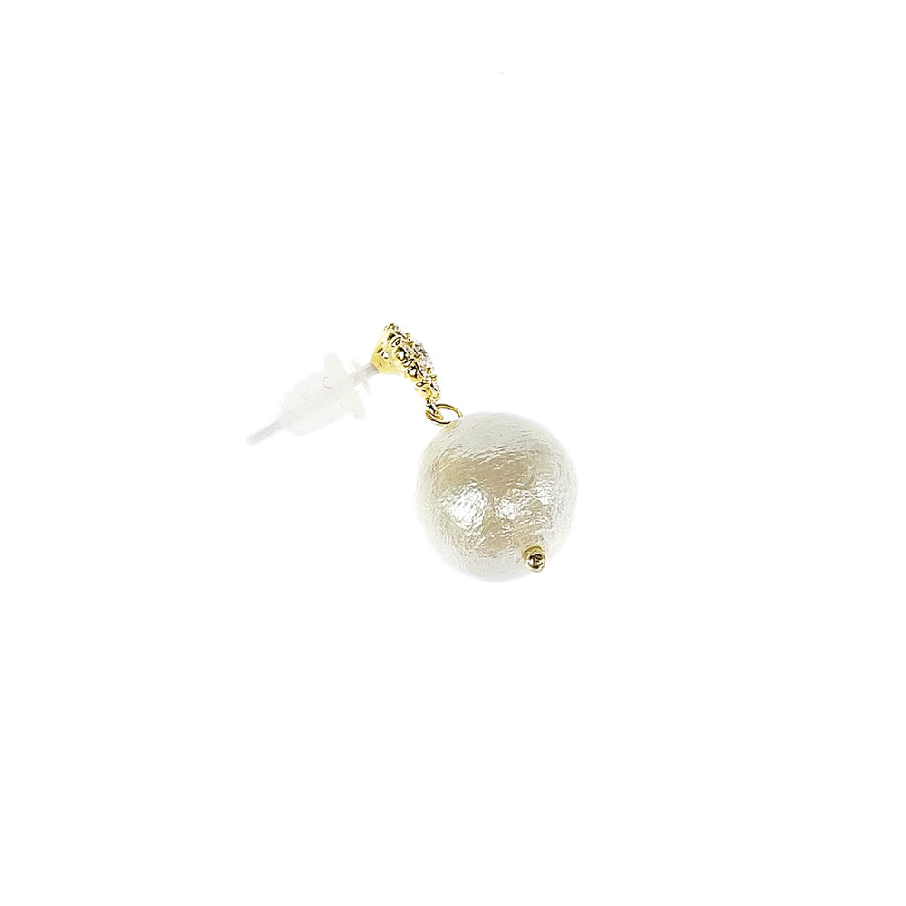 【NEW Color】コットンパール セラミックポストピアス
