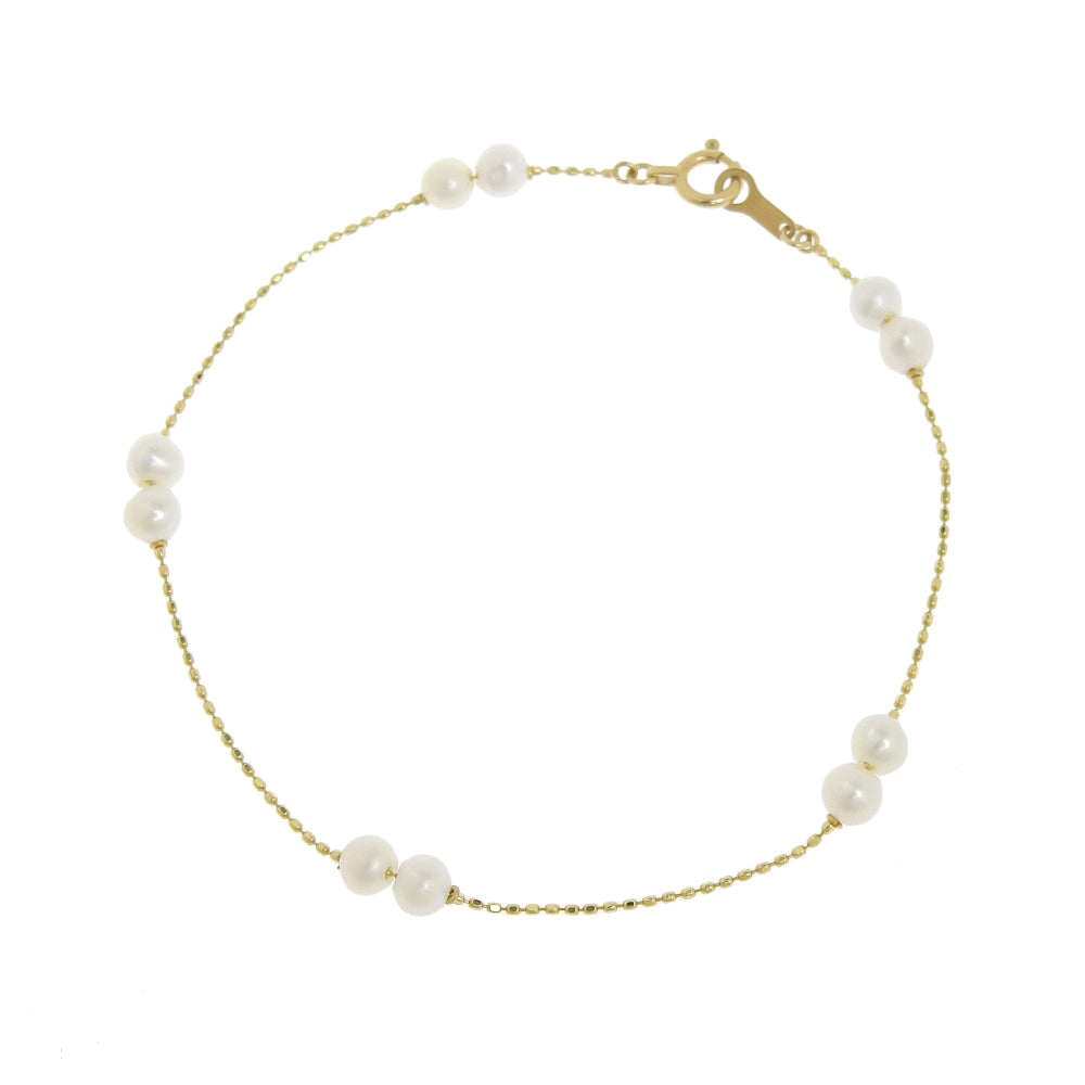K10 淡水パールブレスレット