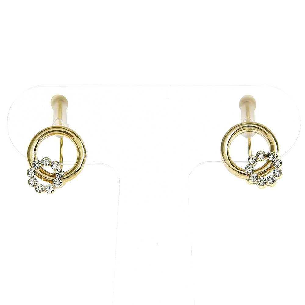 【8/26再入荷】ダブルサークル ノンホールピアス