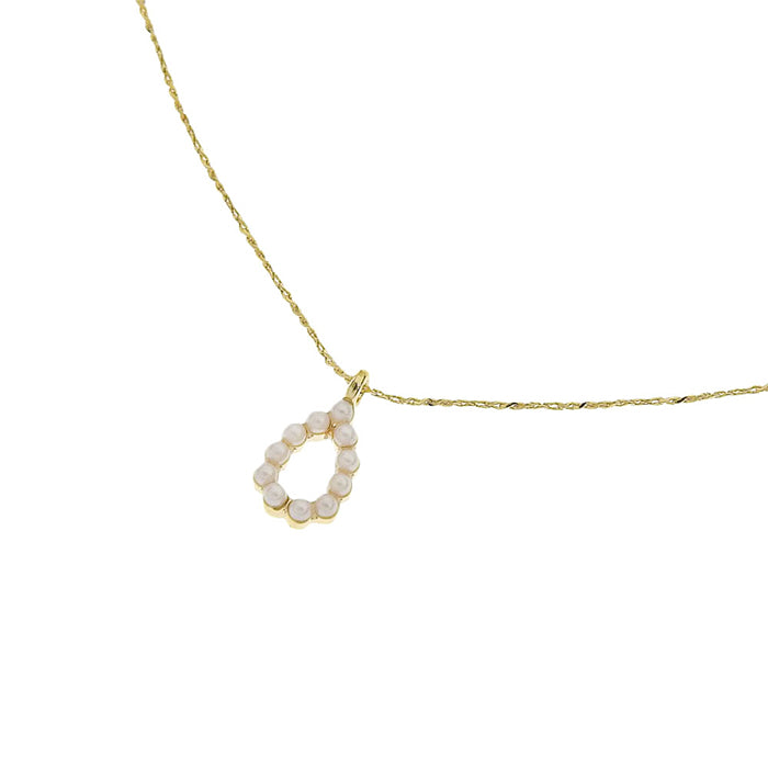 ティアドロップ パールネックレス