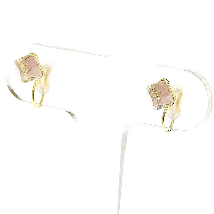 【itam人気商品】カラーストーン キューブノンホールピアス