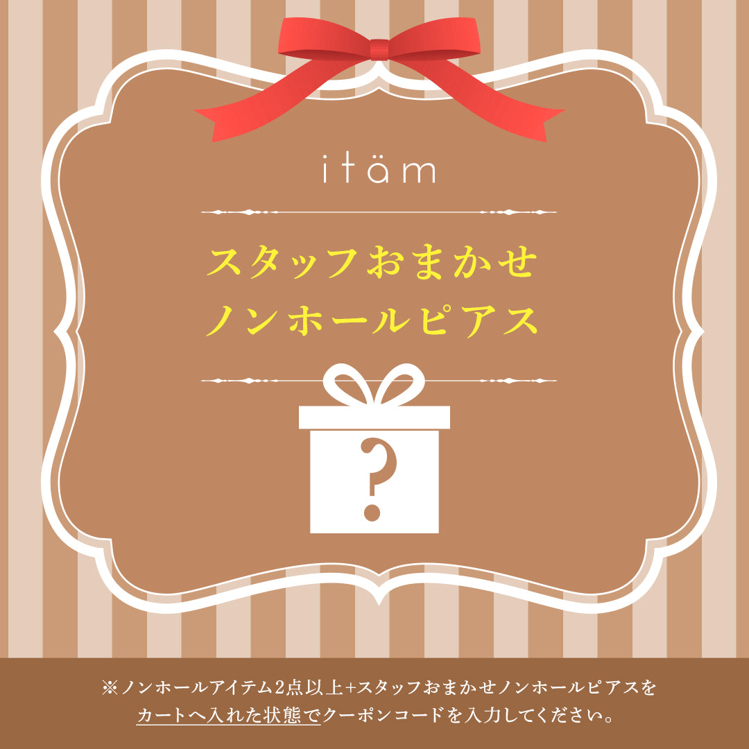 【メルマガ・LINE会員限定】スタッフおまかせノンホールピアス