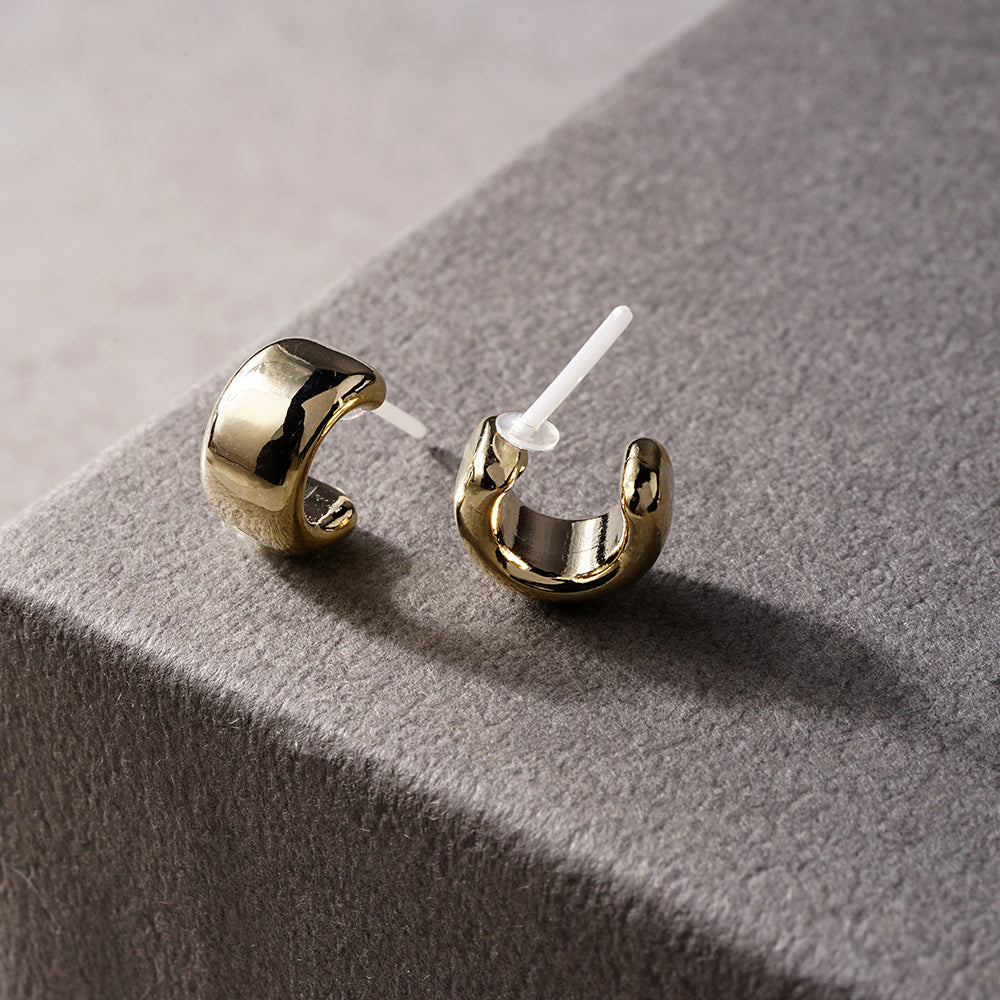 スモーキークォーツ ピアス