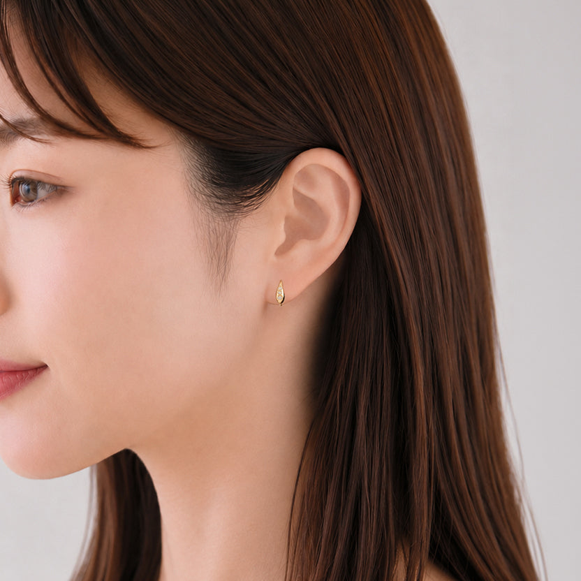 【NEW】【 金属アレルギー対応 】メタルフォルム ステンレスノンホールピアス
