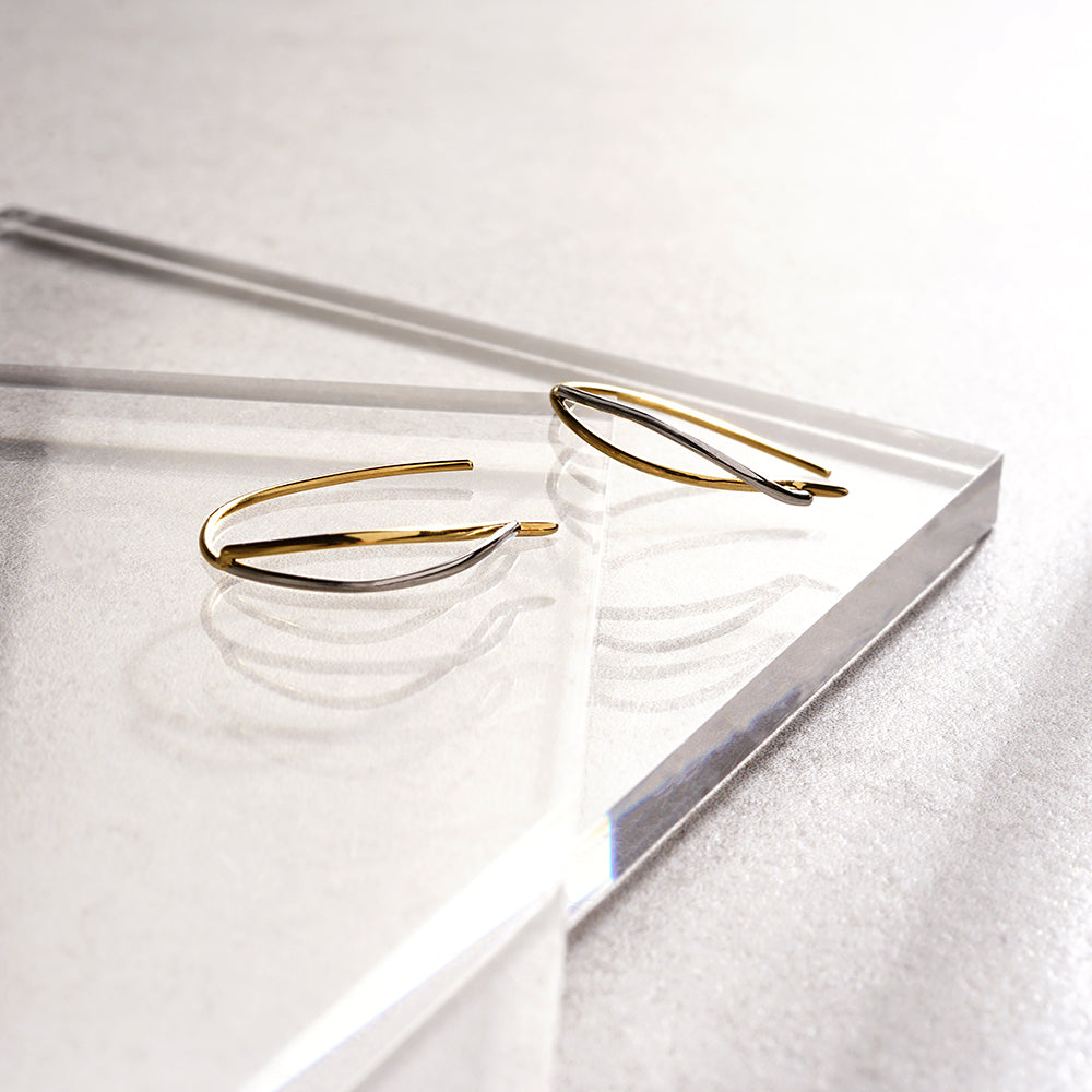 【 金属アレルギー対応 】ステンレス ニュアンスデザイン フックピアス