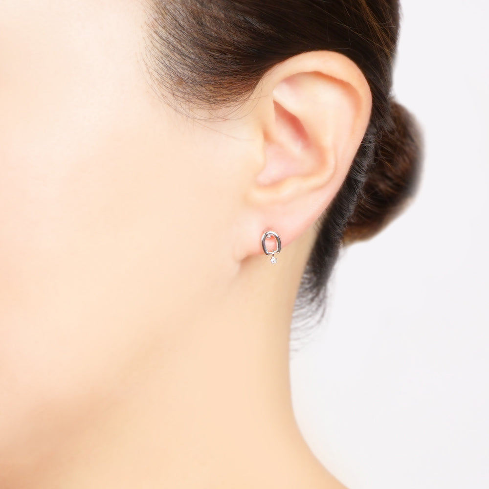 【NEW】メタルシリーズ メタル×ビジュー セラミックポストピアス