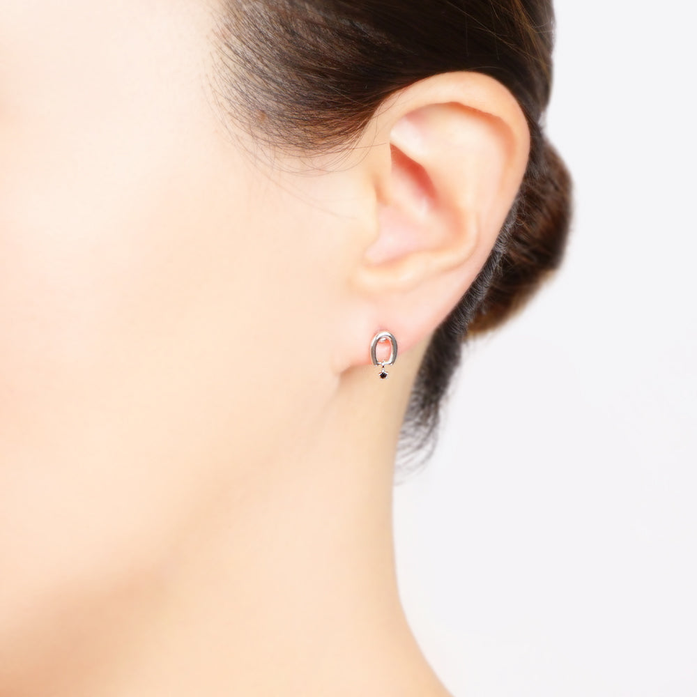 【NEW】メタルシリーズ メタル×ビジュー セラミックポストピアス