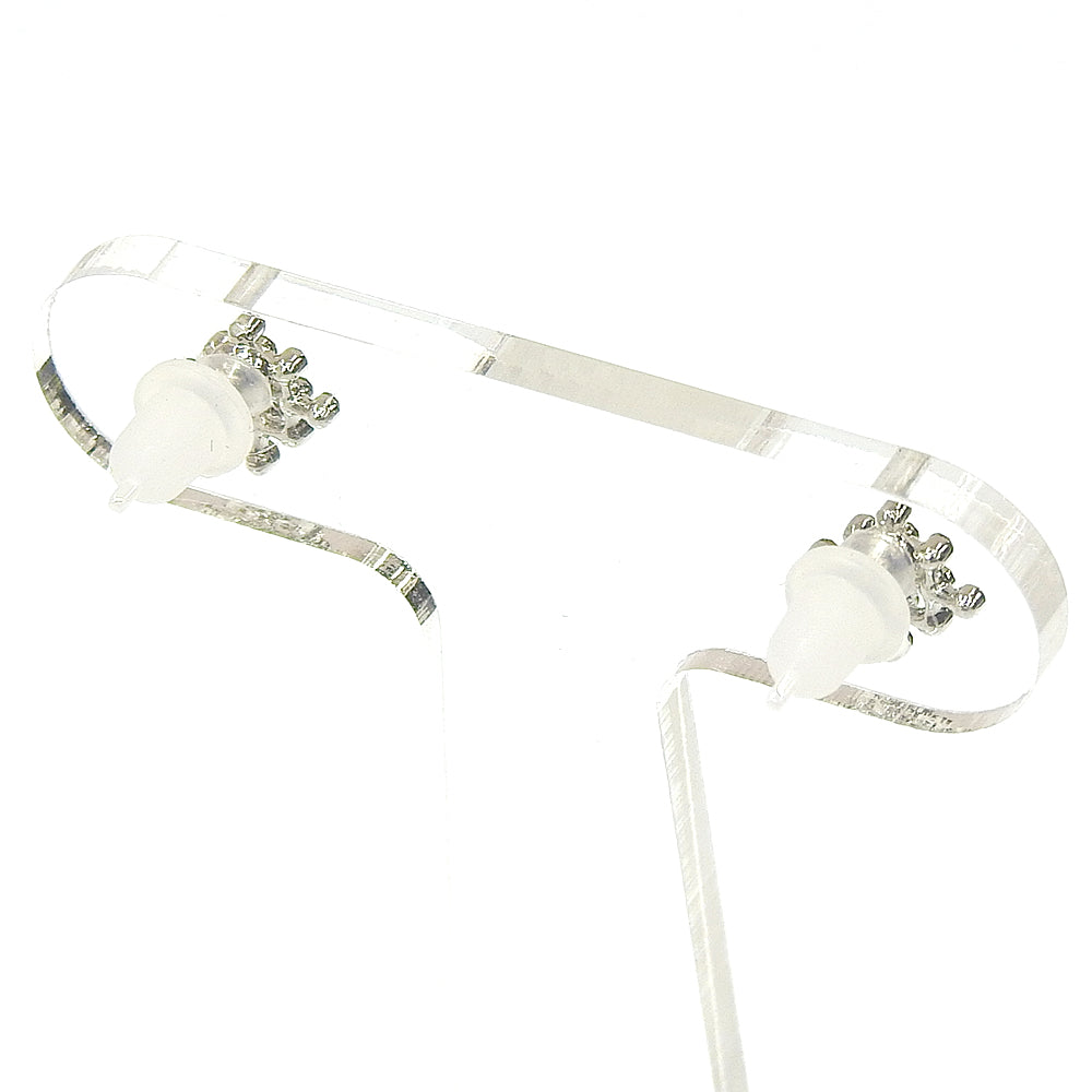 【NEW】ビジューシリーズ  スクエア セラミックポストピアス