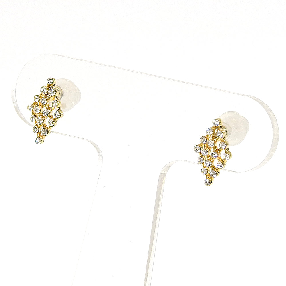 【NEW】【 金属アレルギー対応 】ビジューシリーズ  ダイヤ セラミックポストピアス