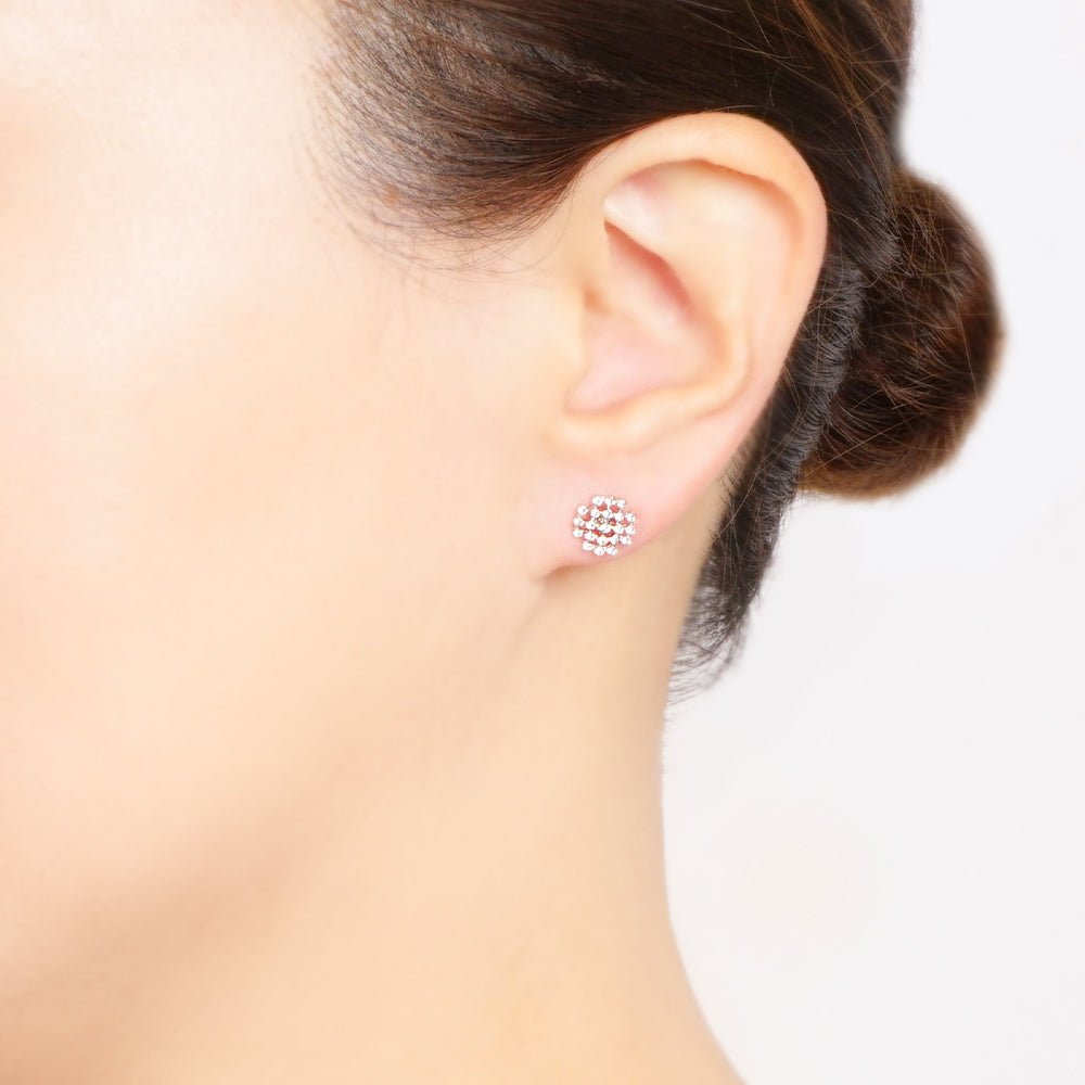 【NEW】ビジューシリーズ ラウンド セラミックポストピアス