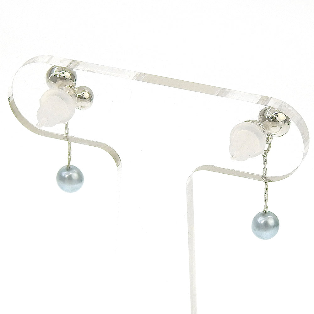 【NEW】【 金属アレルギー対応 】3粒カラーパール セラミックポストピアス