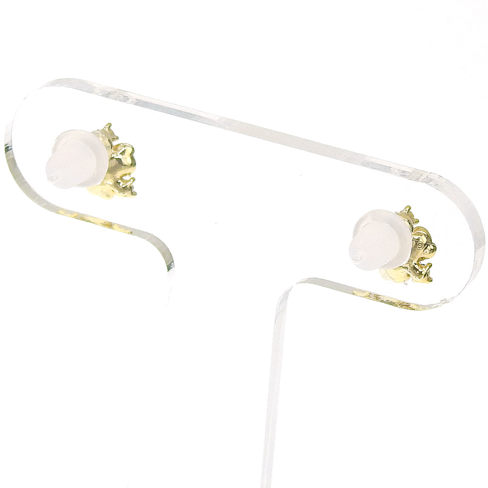 【NEW】【 金属アレルギー対応 】カラーガラス フラワーモチーフ セラミックポストピアス