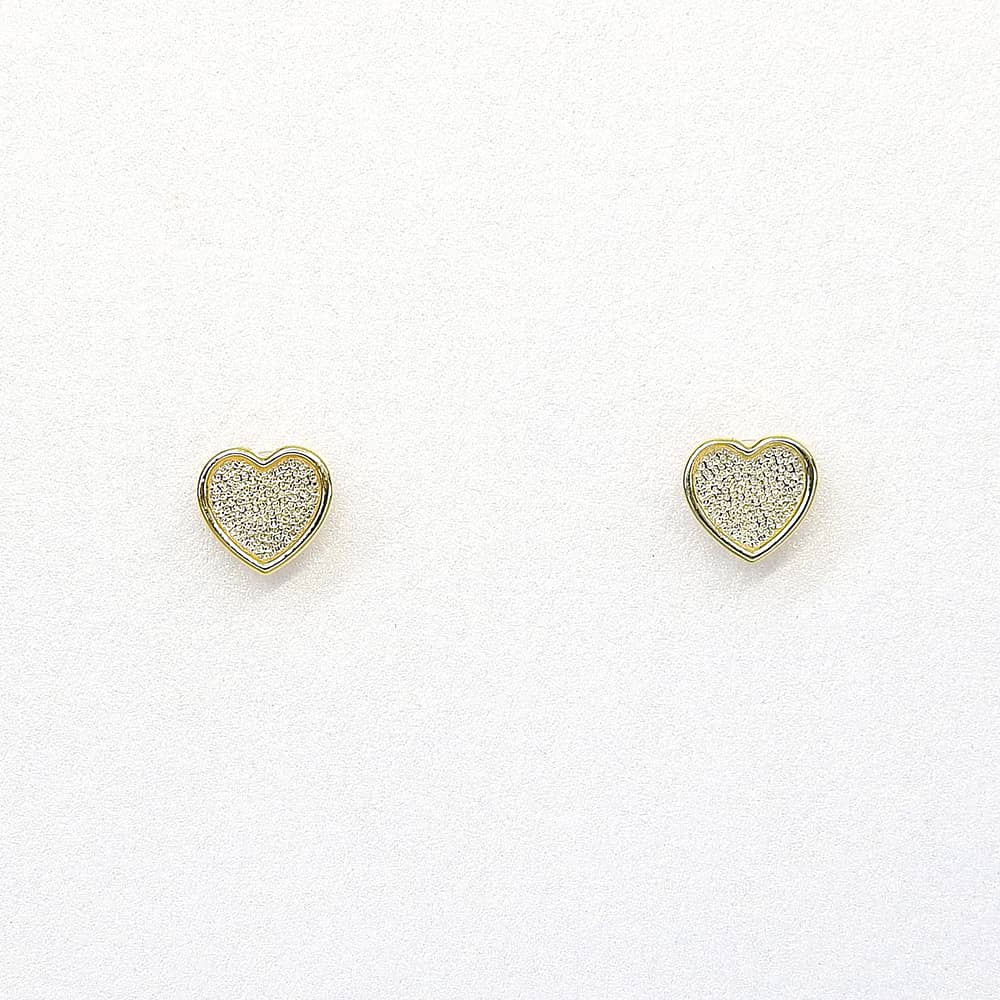 金属アレルギー対応 梨地  ハート セラミックピアス | itam 金属アレルギー対応アクセサリー
