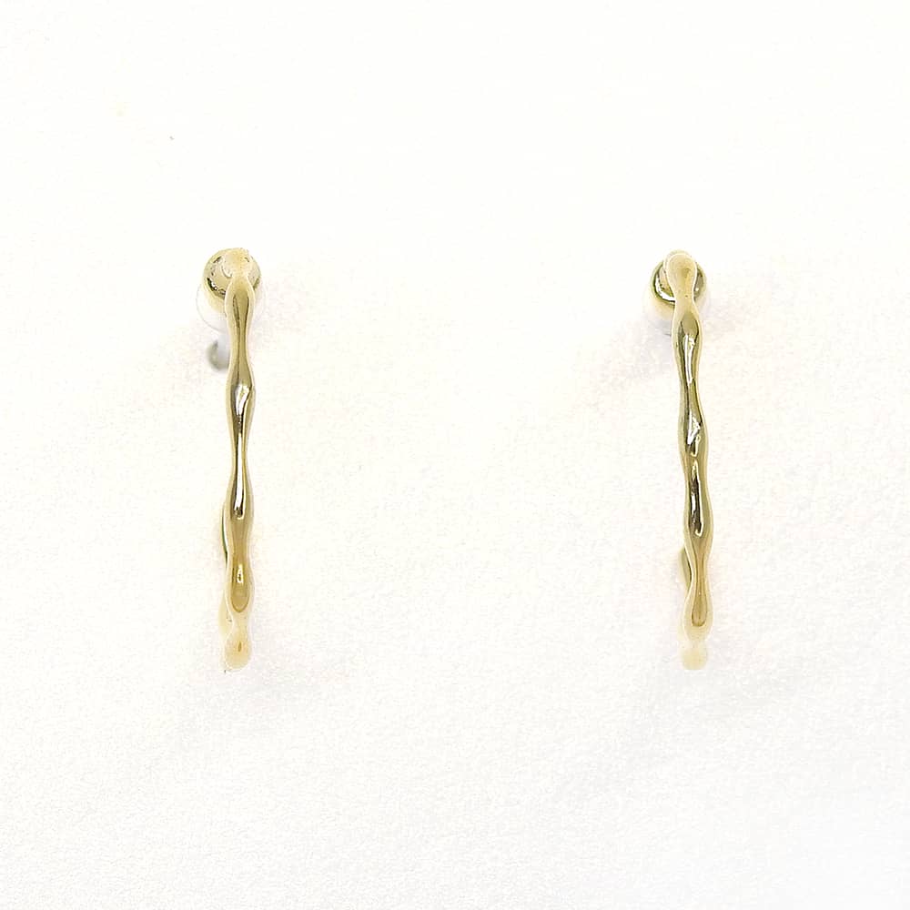 金属アレルギー対応 メタルフープ セラミックピアス | itam 金属アレルギー対応アクセサリー